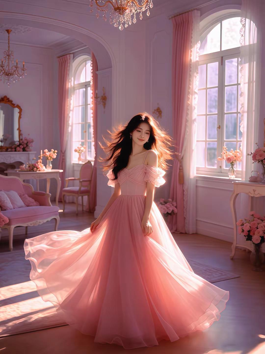粉色系梦幻风 Ai做图