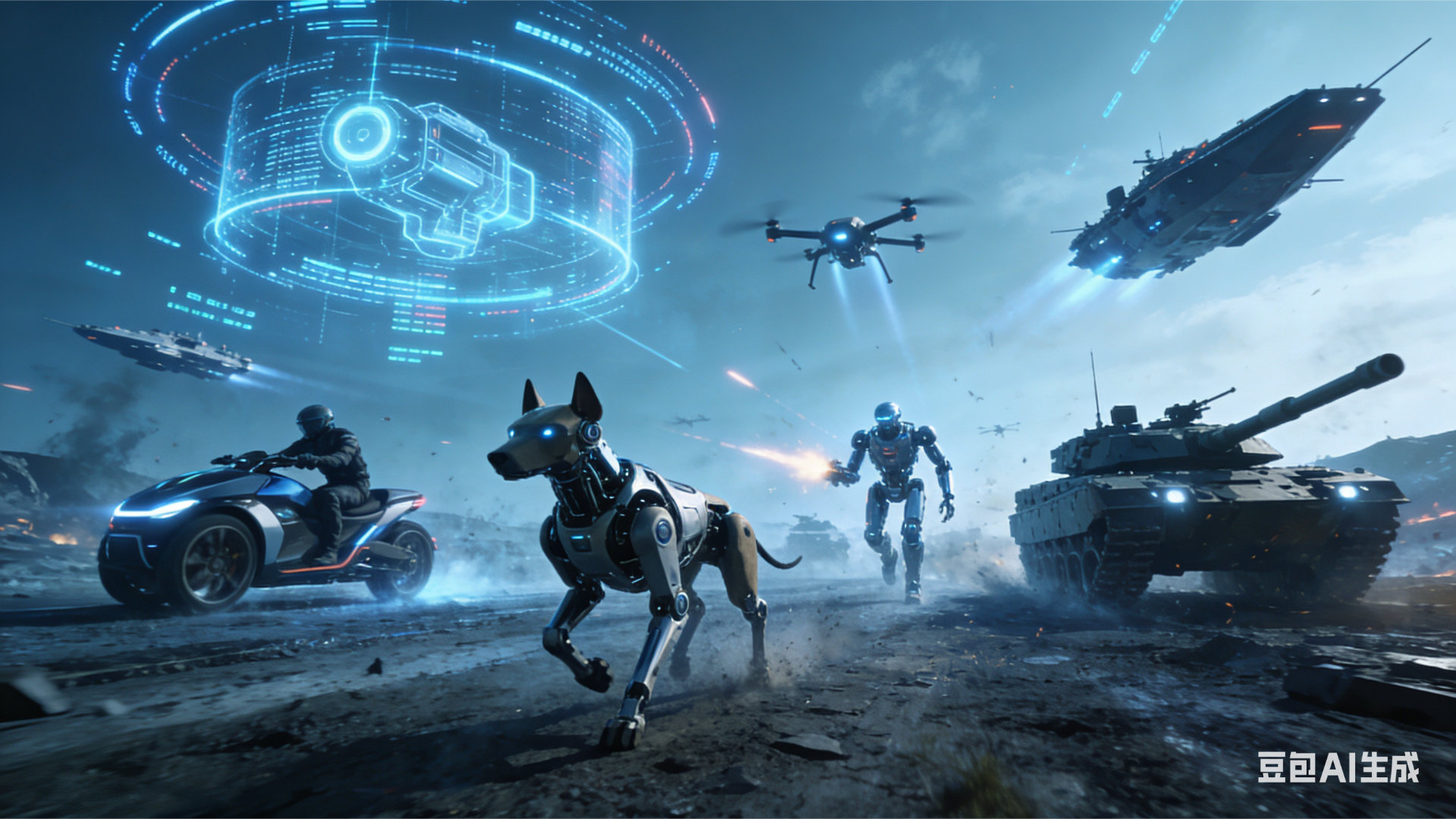 俄乌战场惊现持枪人形机器人   未来的战争，一定是高科技战争。无人驾驶电动车+机