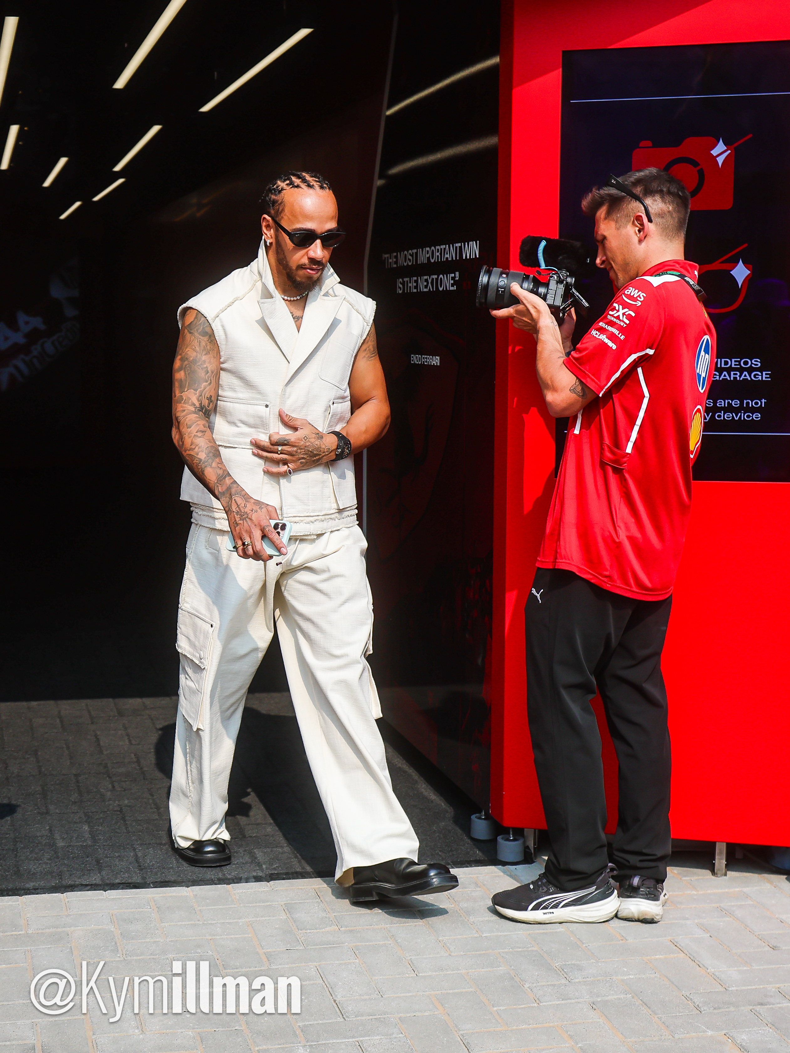 围场时尚达人汉密尔顿的周六穿搭（F1第二十四场的第三套）🤍via.kymill