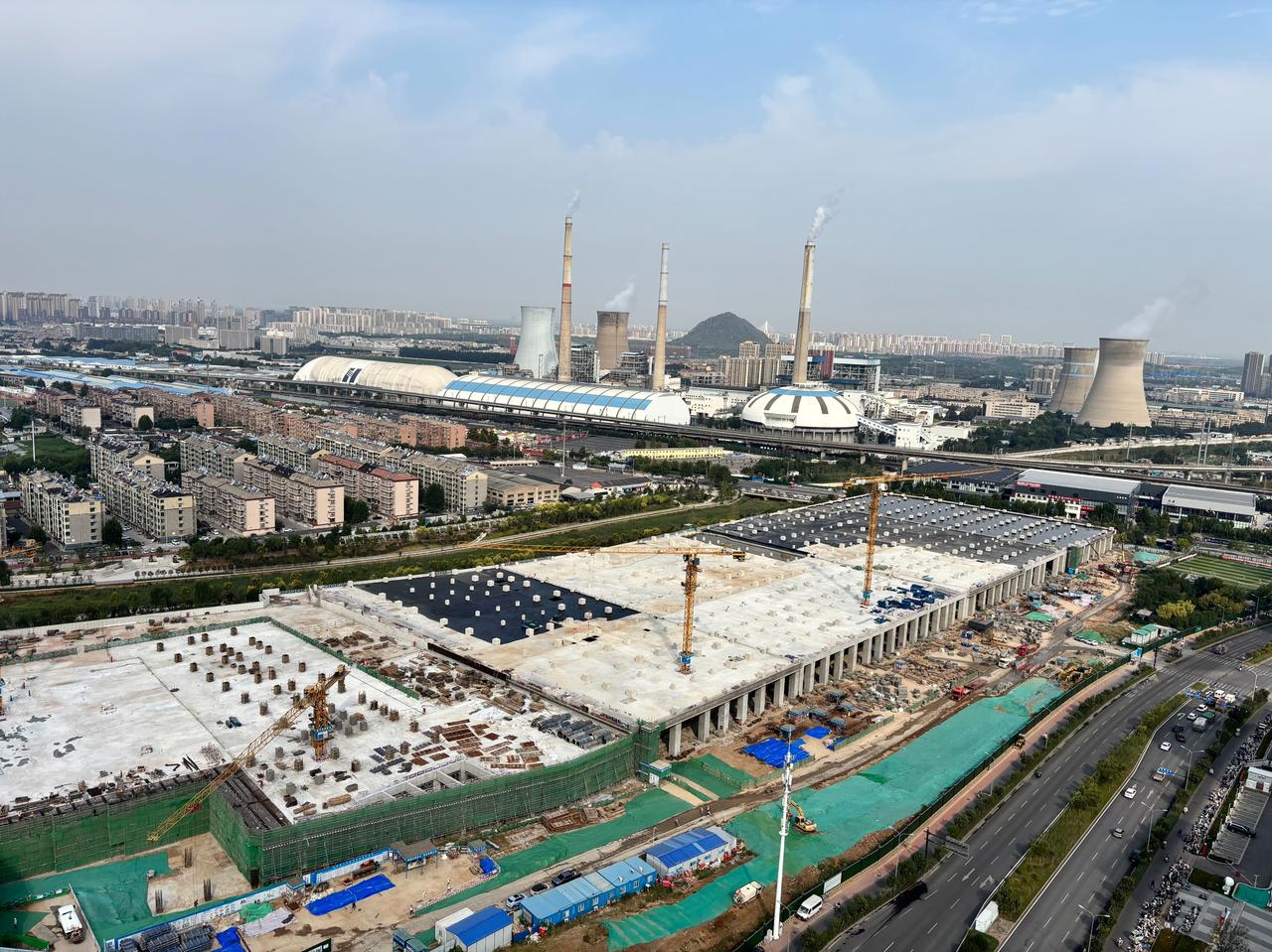 济南地铁重要设施，建设迎来新进展！
济南地铁7号线西周家庄停车场目前正展开大范围