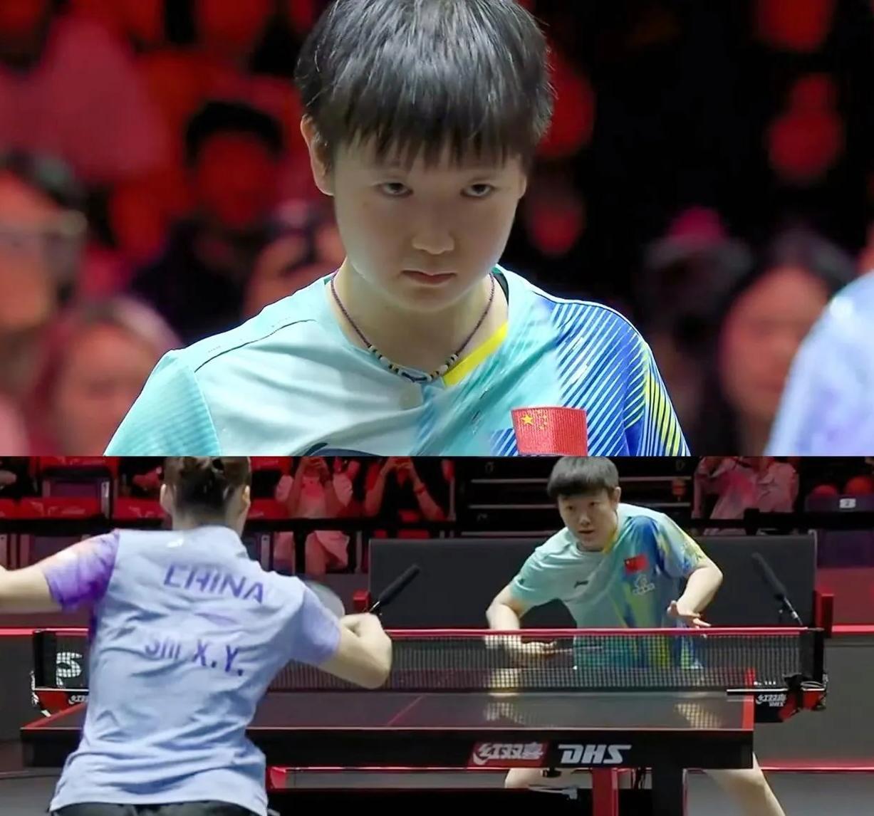 孙颖莎3-1赢石洵瑶，但懂球的朋友都在骂：她在乱打！
整场比赛，她的杀手锏正手几