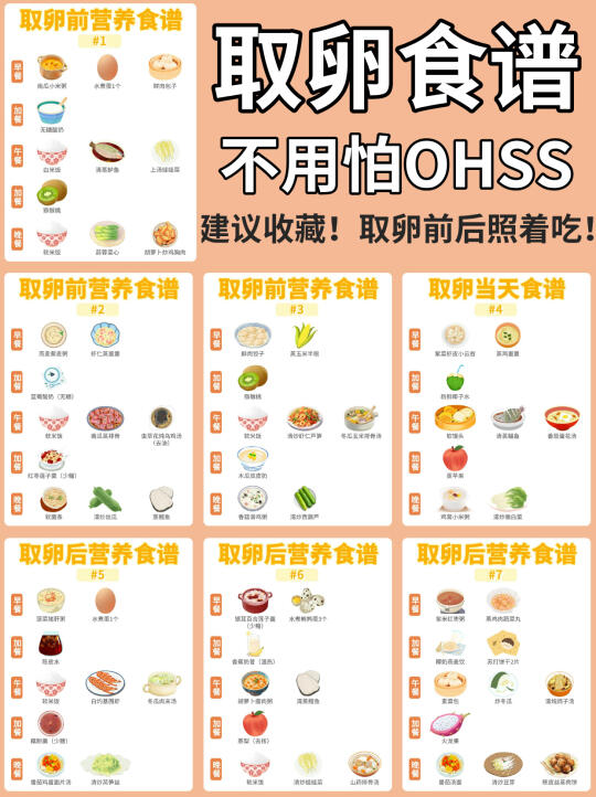 取卵前后一周「卵巢闺蜜级」干饭指南！