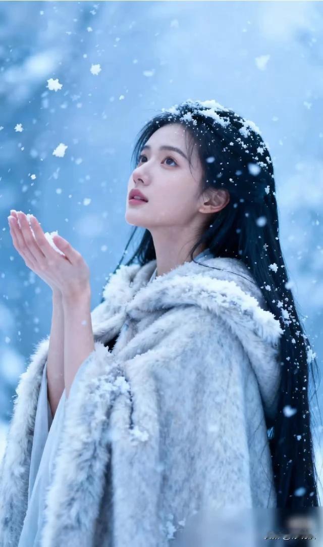 北国风光，千里冰封，万里雪飘。梅花欢喜漫天雪，飘飘洒洒降人间。