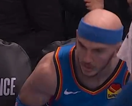他真的  分他全拿 防守进攻都是打文班亚马马刺vs雷霆  nba季后赛