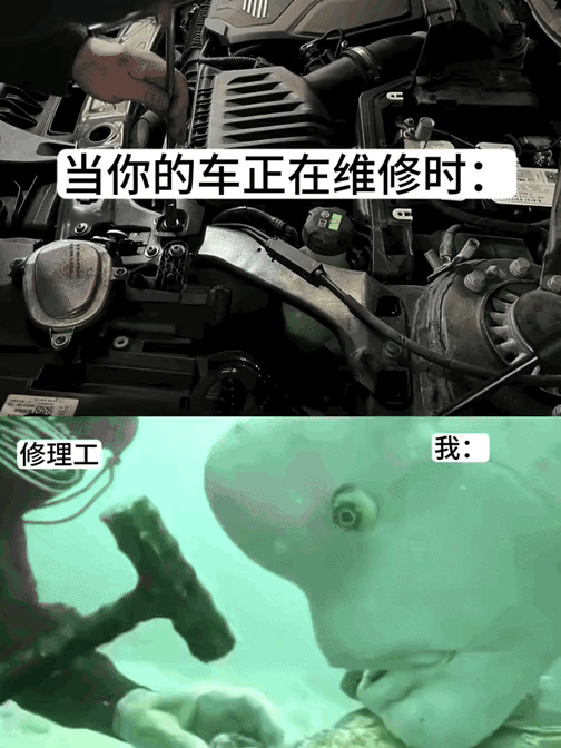 华东车讯  原来修车或者车辆保养的时候我也这么干过，估计修理工心里骂死我了吧。 