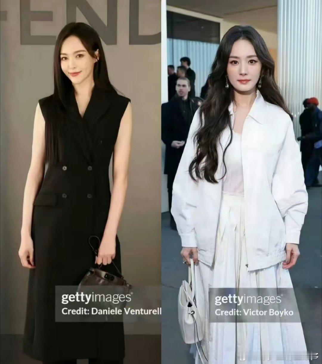 杨幂和唐嫣也太强了都是40左右的年纪状态还那么好，果然明星不愧是明星杨幂和唐嫣年