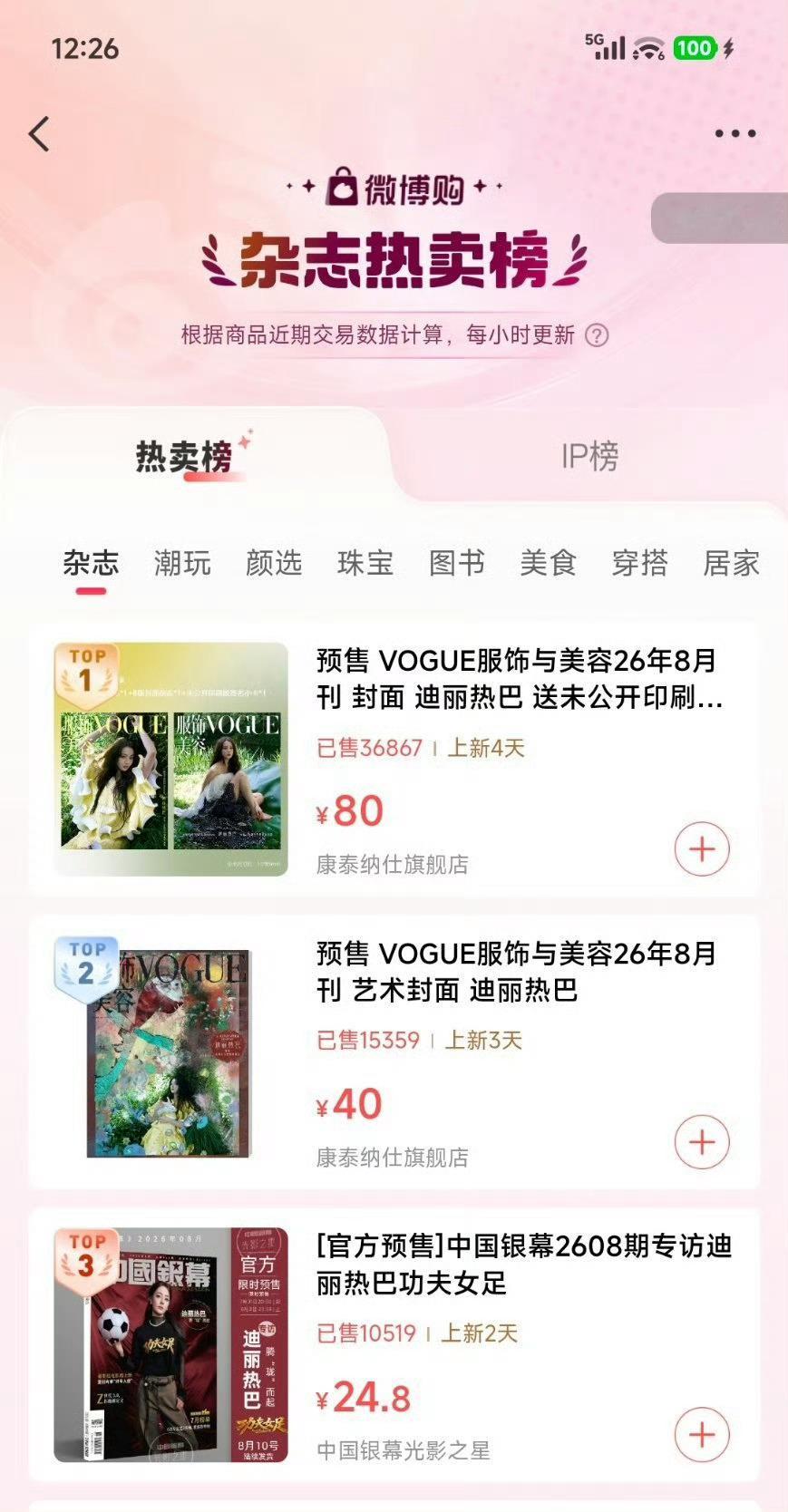 巴粉都哪发财啊，求带带迪丽热巴首个vogue单人封面