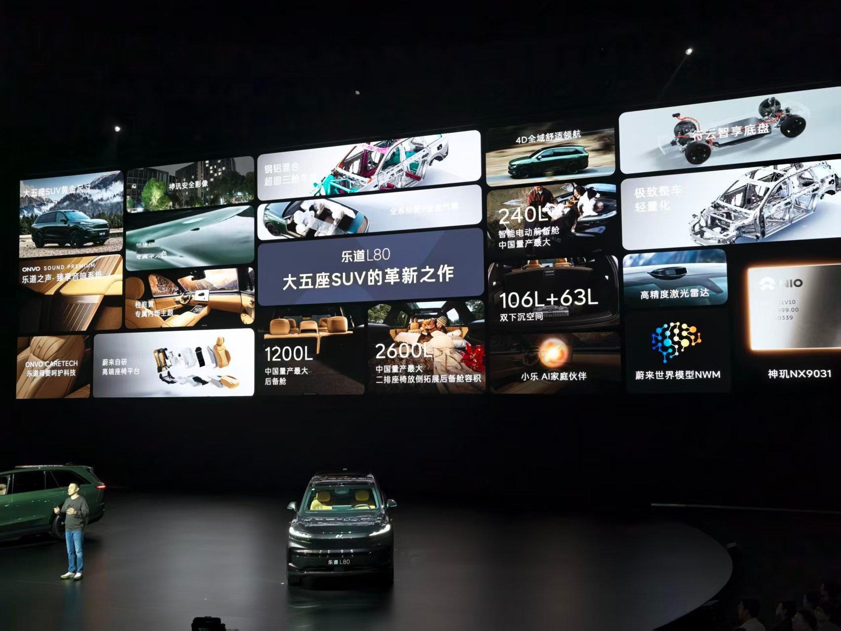 乐道L80预售价来了！整车 24.58 万起，租电 15.98 万起容积 240