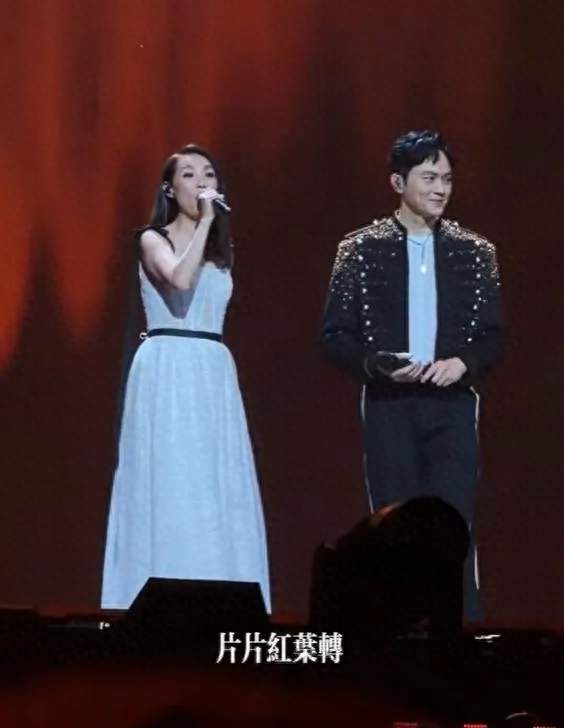 张智霖佛山唱《片片枫叶情》，前女友登台合唱，袁咏仪台下笑鼓掌
