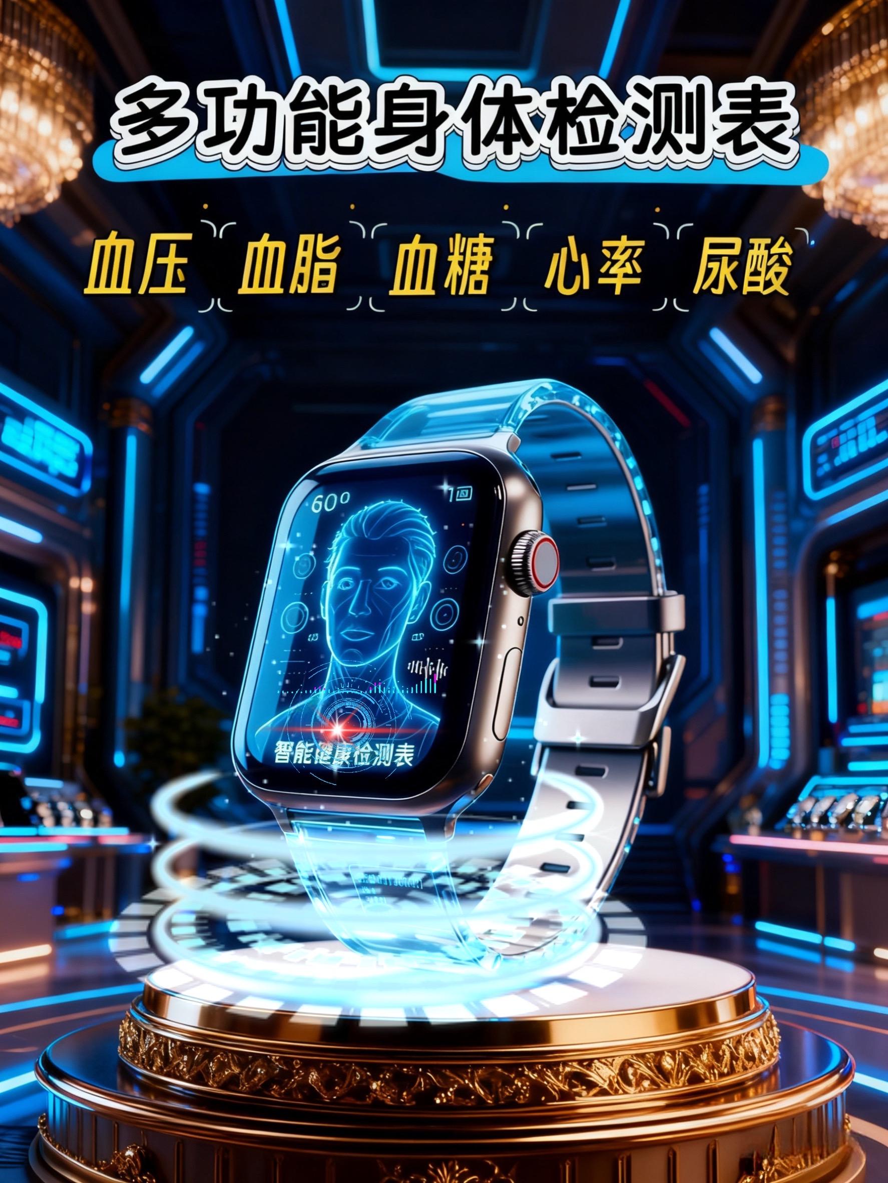 科技改变生活智能健康手表 爸妈健康 血糖血压监测 养老好物