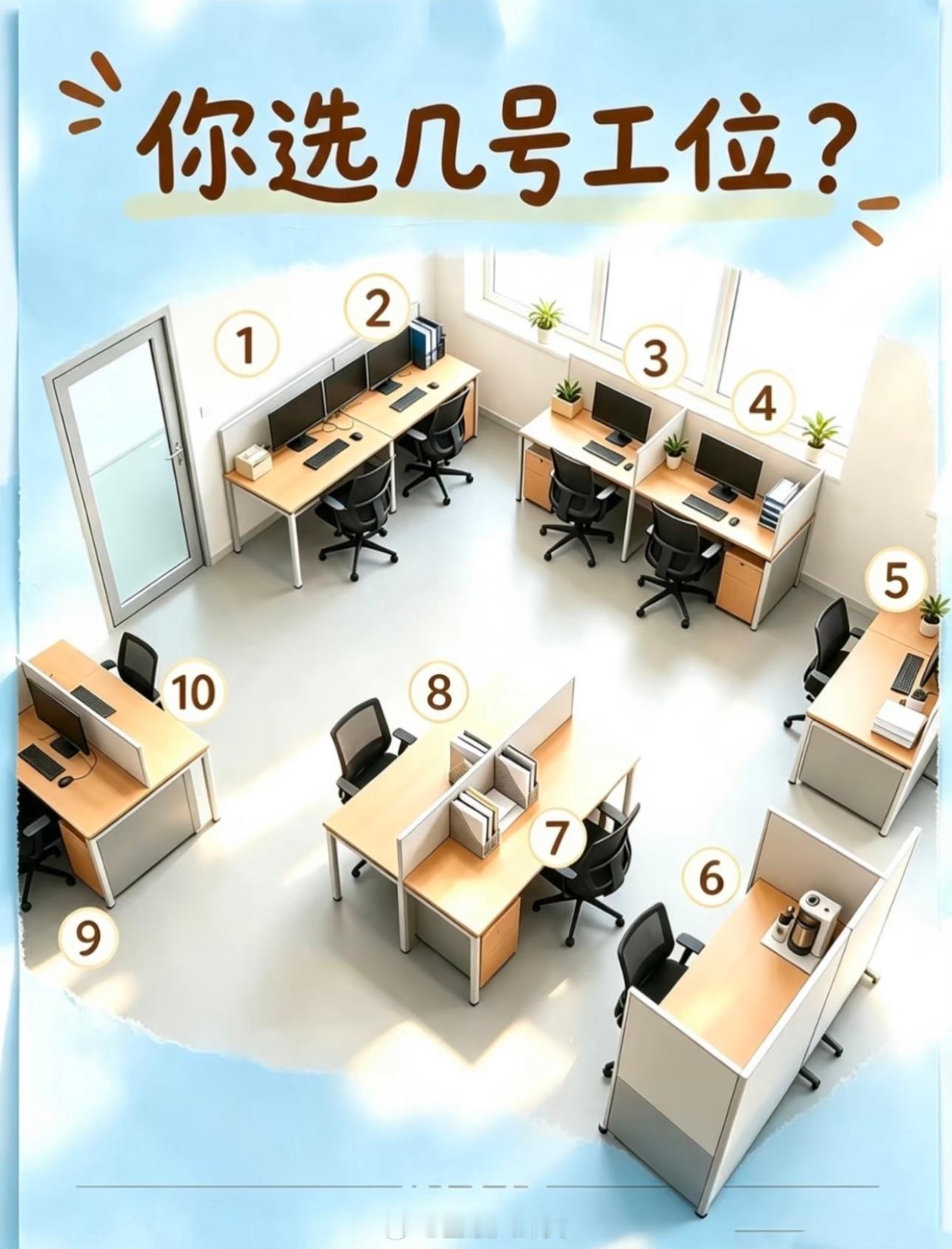 你选几号工位？[吃瓜] ​​​