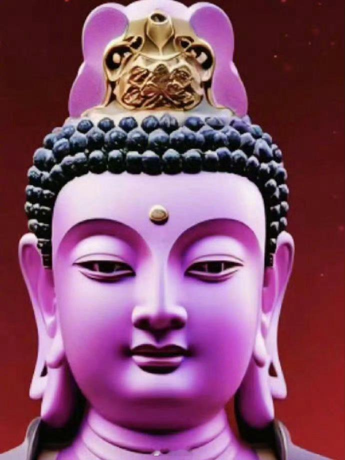 秒赞紫脸文殊菩萨，你会收到期盼已久的好消息 