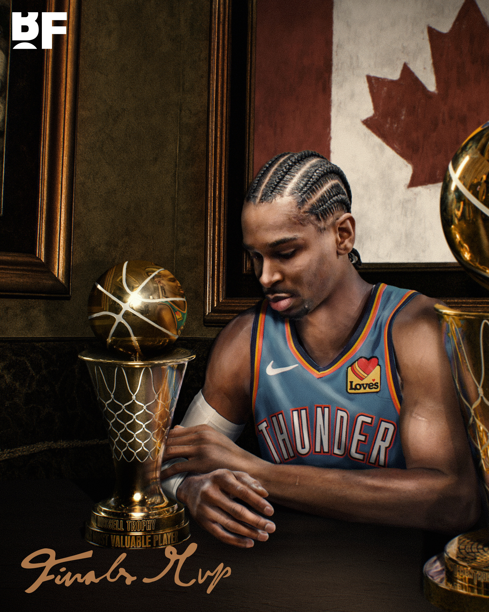 没有任何悬念，MVP+FMVP+总冠军，本赛季最成功的球员亚历山大。nba新王登