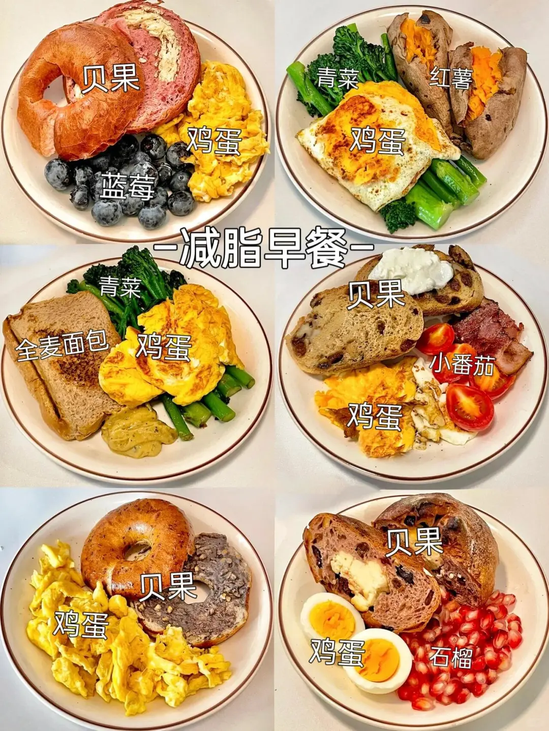 瘦了20斤早餐不知道吃什么的过来抄作业啦‼️