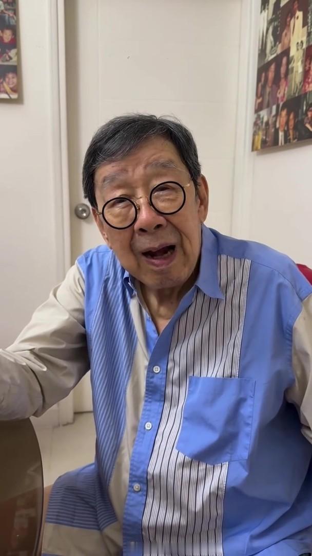 【On.cc】胡楓曾入ICU昏迷4日　終極現身展強勁中氣現年94歲的藝人胡楓（修