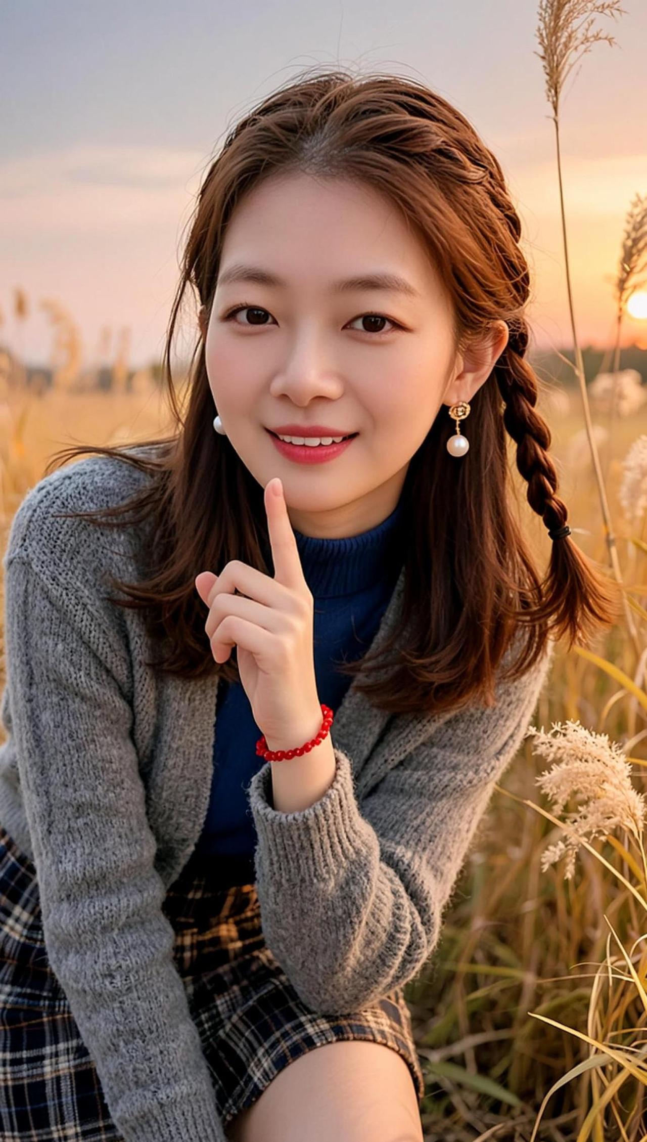 AI逆光田园照 爱拍照爱生活 随拍 甜美女孩 日常分享