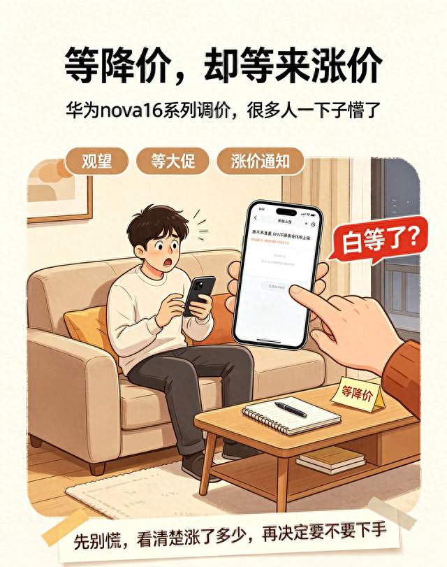 瞒不住！华为nova16涨价幅度与调价原因曝光