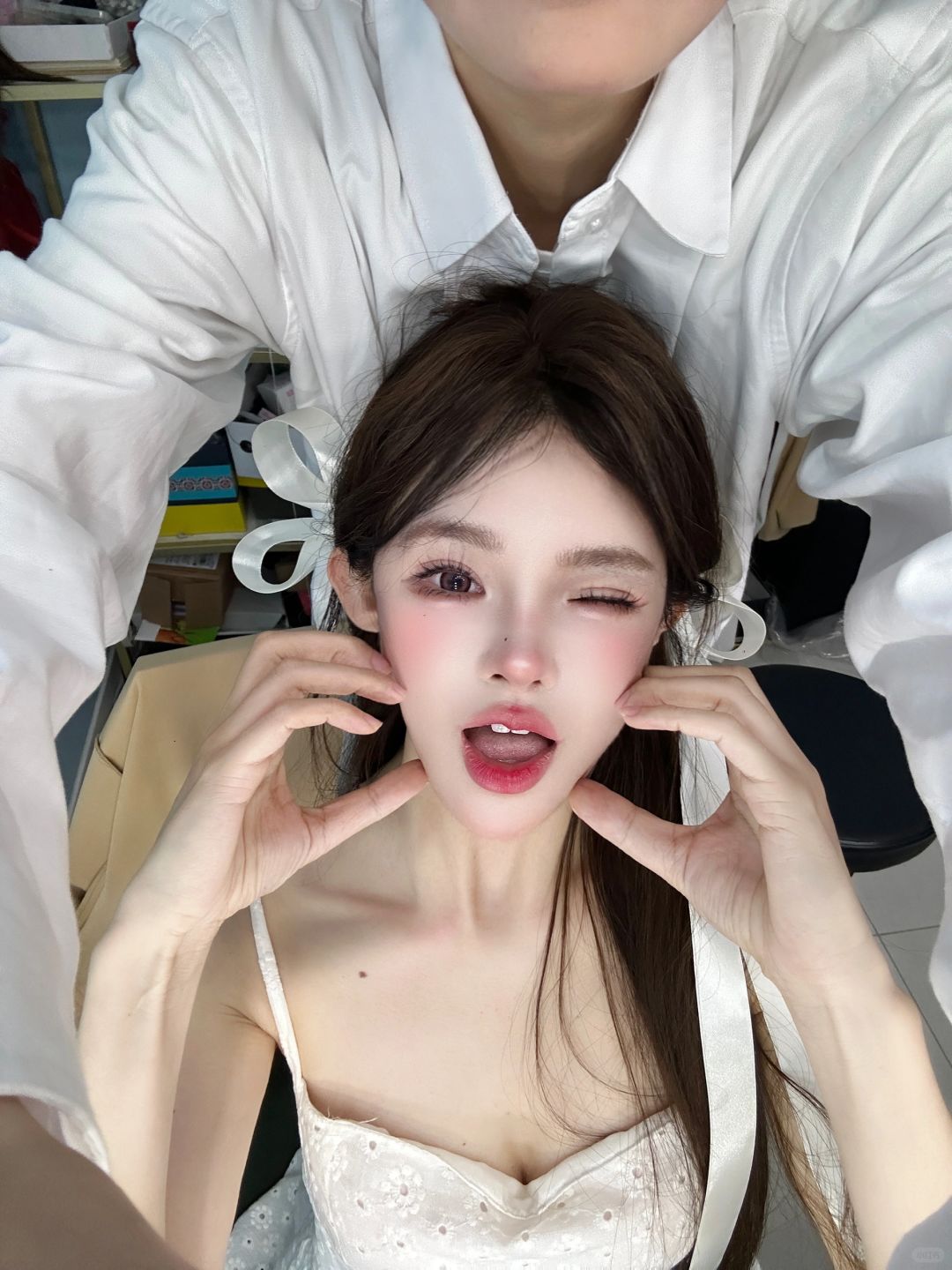 男友视角拍照太有杀伤力了 好甜