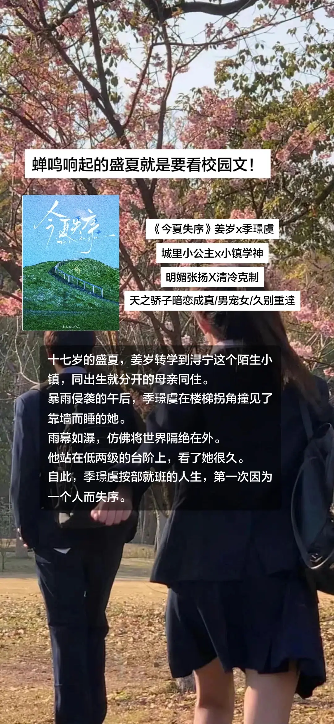 超适合夏天看的校园暗恋甜文！ 清爽甜心x清冷内敛学霸