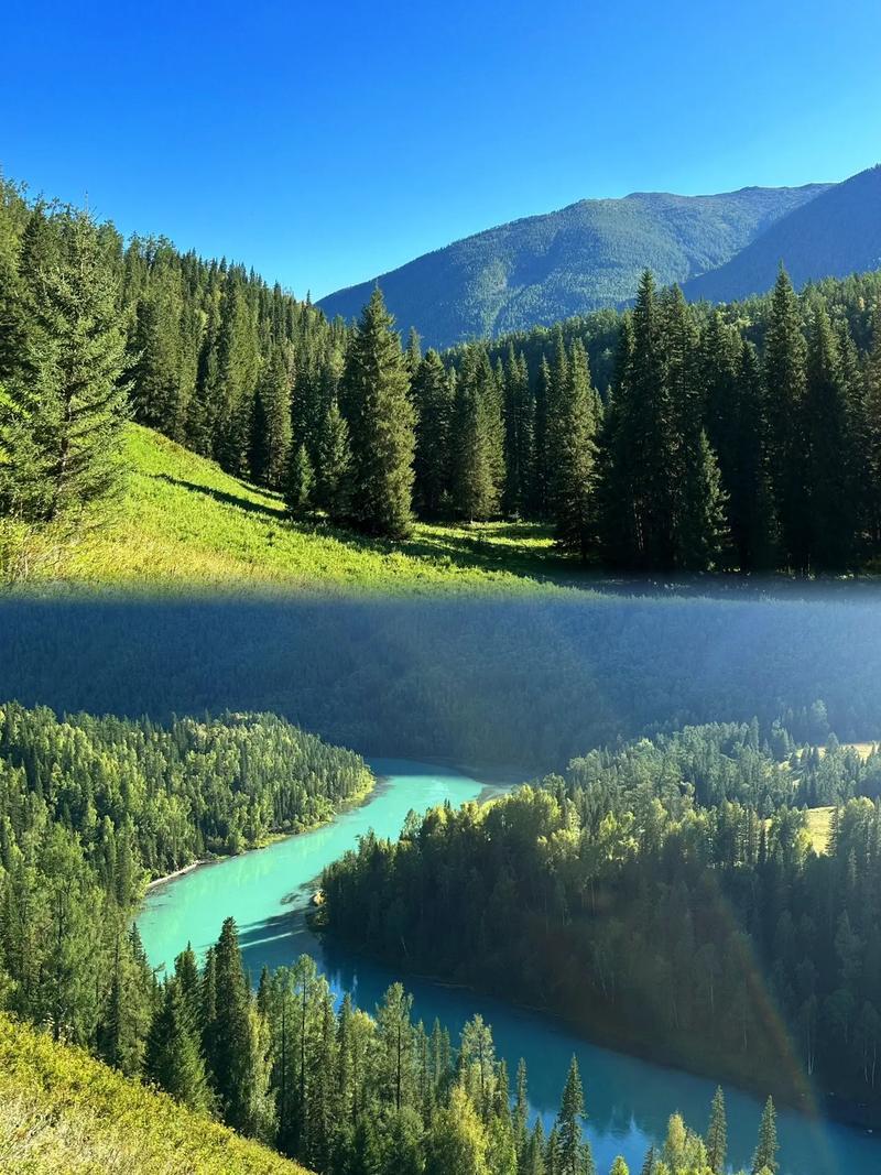 夏日生活打卡季 夏日去新疆喀纳斯湖，简直是一场视觉与身心的极致盛宴！七月的喀纳斯
