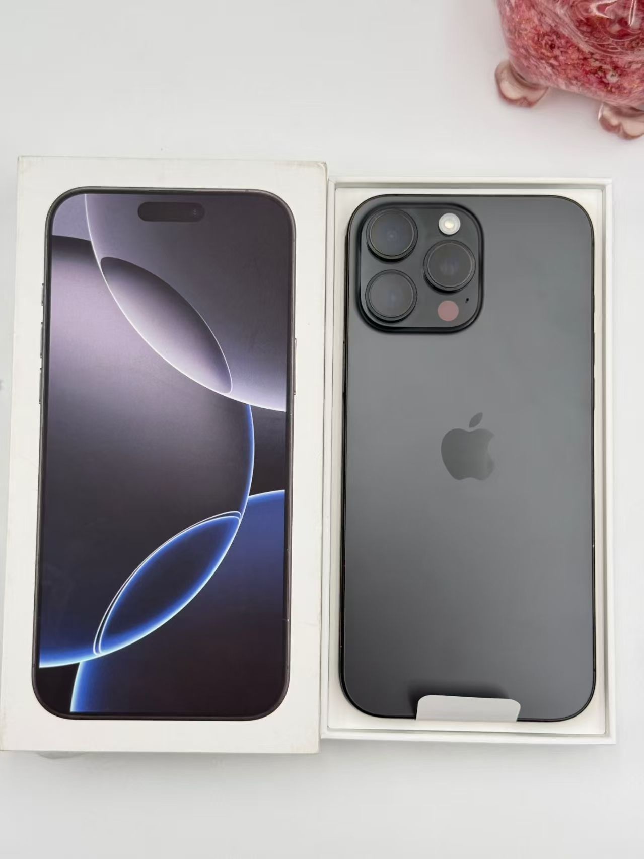 收了台好宝贝16 pro max 1TB  港行 黑色外观靓  保修到26.06