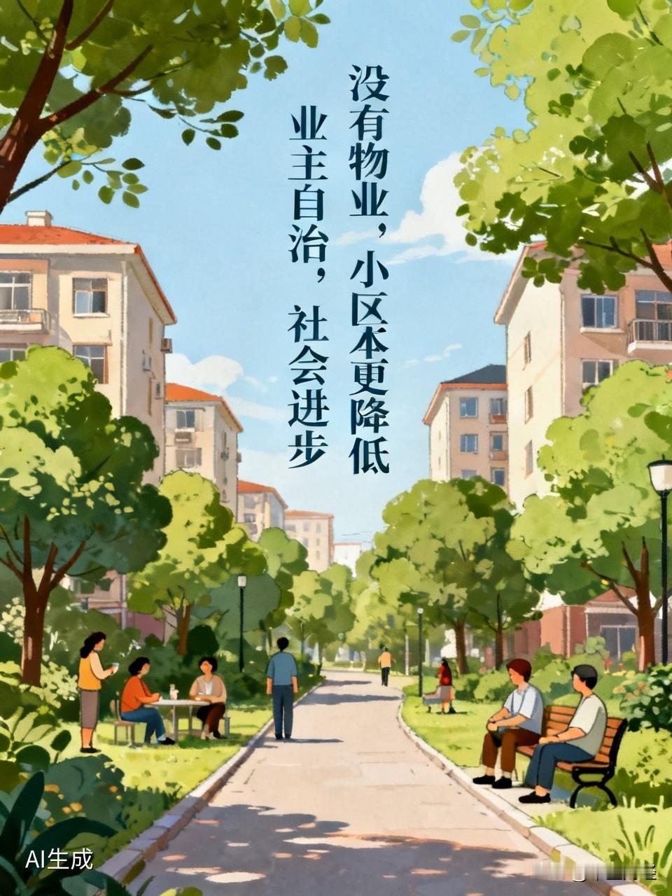 没有了物业,小区会瘫痪吗?没有物业小区，不仅不会瘫痪。同时，如果业主自治到位的话