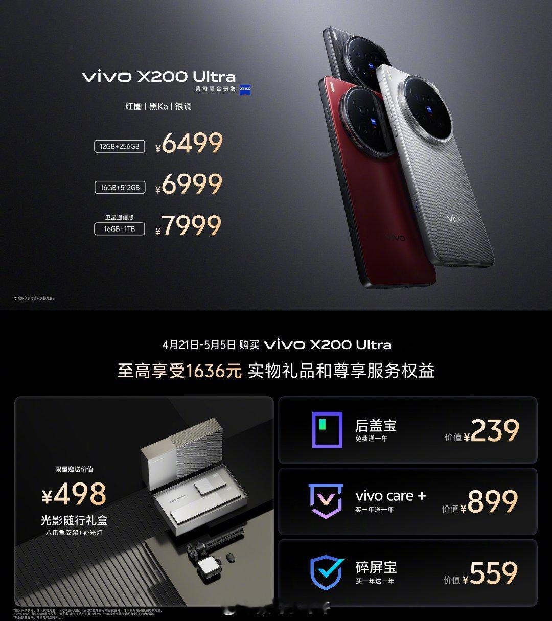 vivo X200 Ultra真V单，配上这个价格是真可以! ​​​