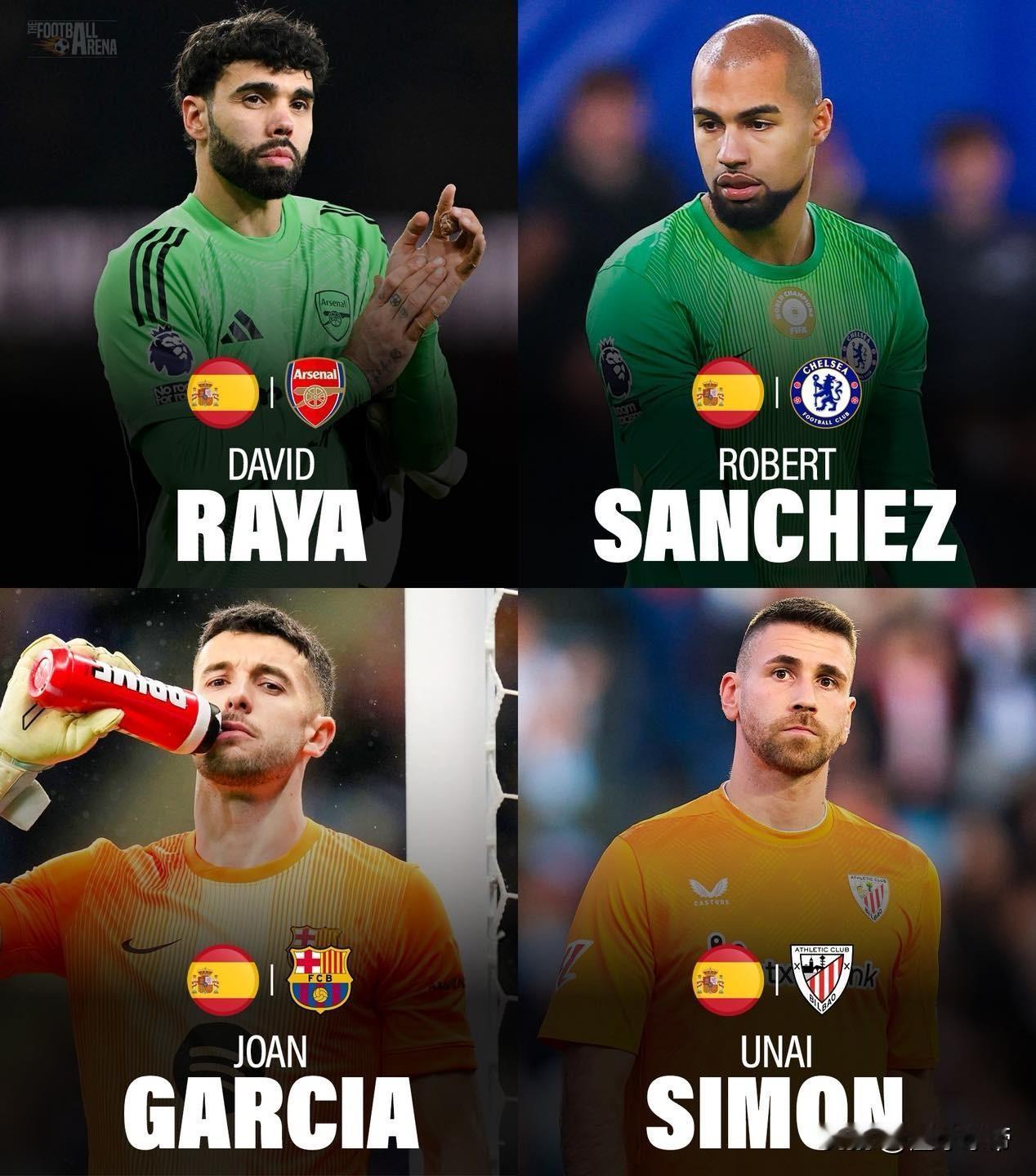 西班牙门将储备太恐怖了，三大豪门首发门将只能当替补!

懂球的都知道，以前西班牙