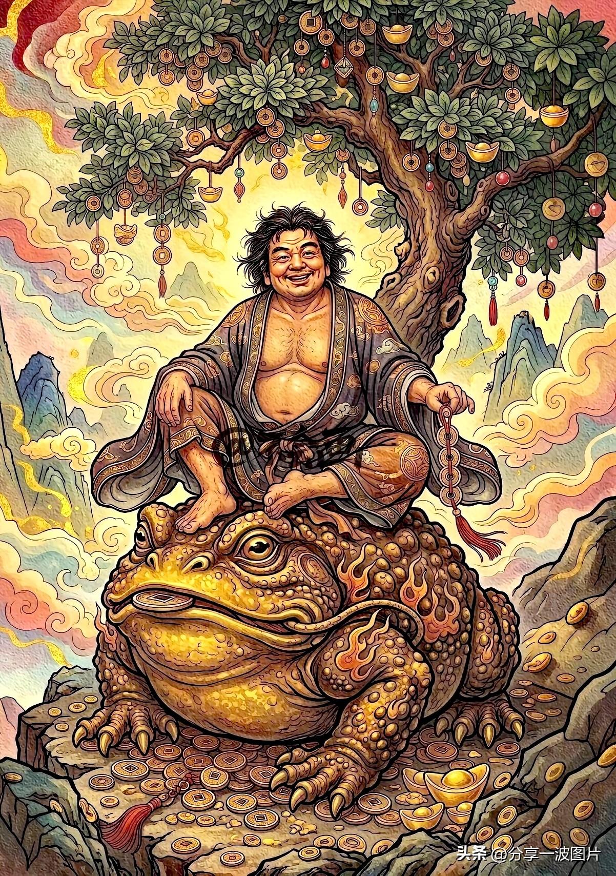 刘海戏金蟾——偏财祖师
