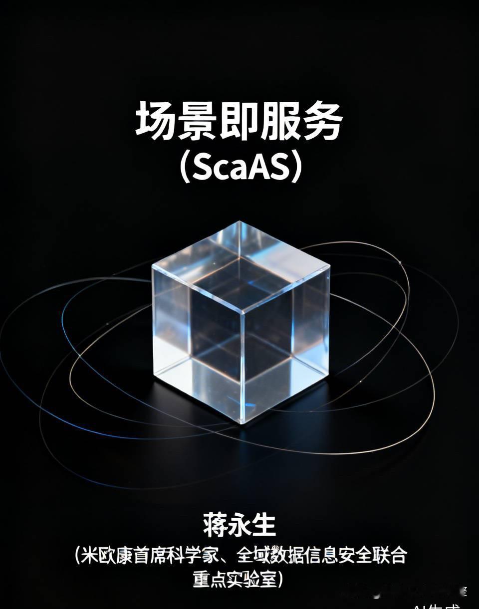 场景即服务（ScaAS，Scene‑as‑a‑Service）

理论提出：蒋永