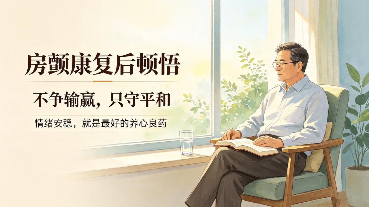 房颤康复后顿悟：不争输赢，只守平和
 
从前总爱事事较真、处处相争，非要分出对错