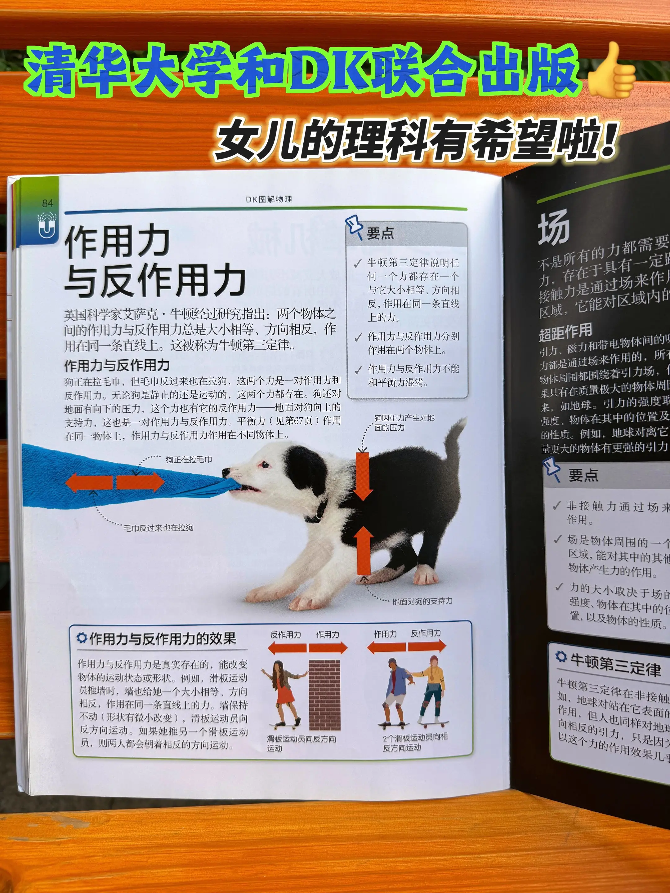 清华大学和DK联合出版，真的绝了👍。这书对孩子理科帮助太大啦👍🏻...