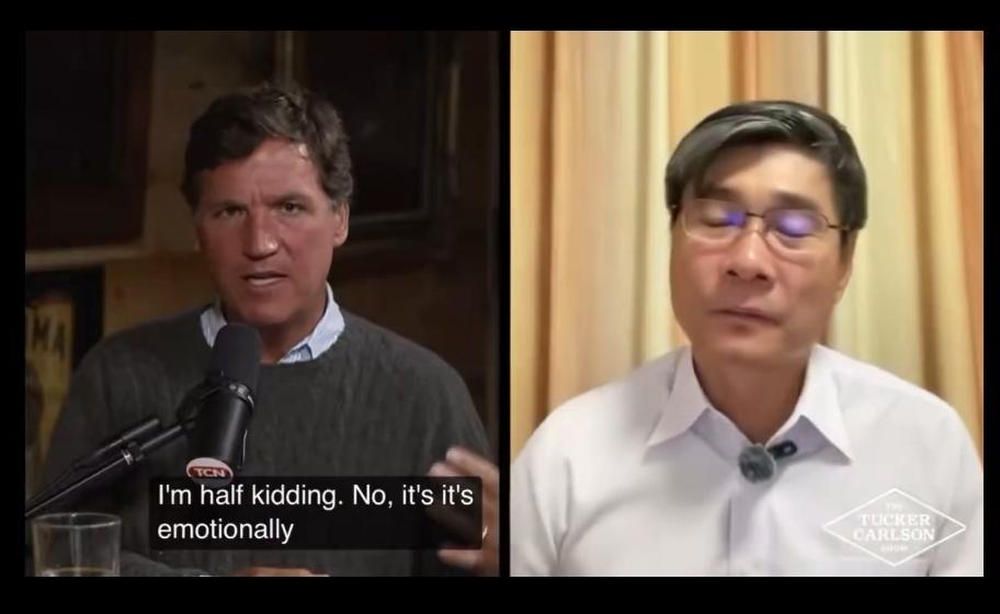 中国人致力于推广西方经典吗？

在与卡尔森对话的最后，江学勤说：中国人实际上非常