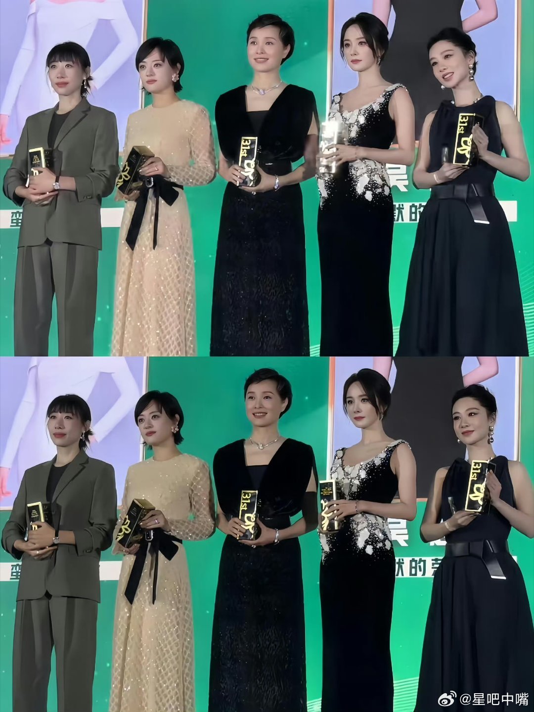 女演员的惺惺相惜没人发现吗？这届白玉兰真的好和谐。 