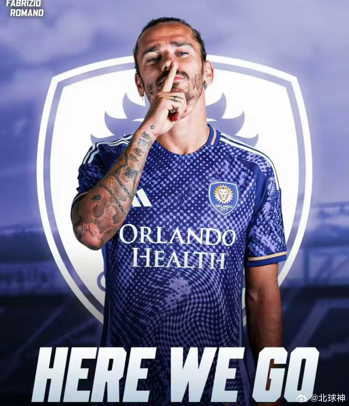 美职联球队奥兰多城官宣，34岁前法国国脚前锋格里兹曼，将从马德里竞技转会加盟，2