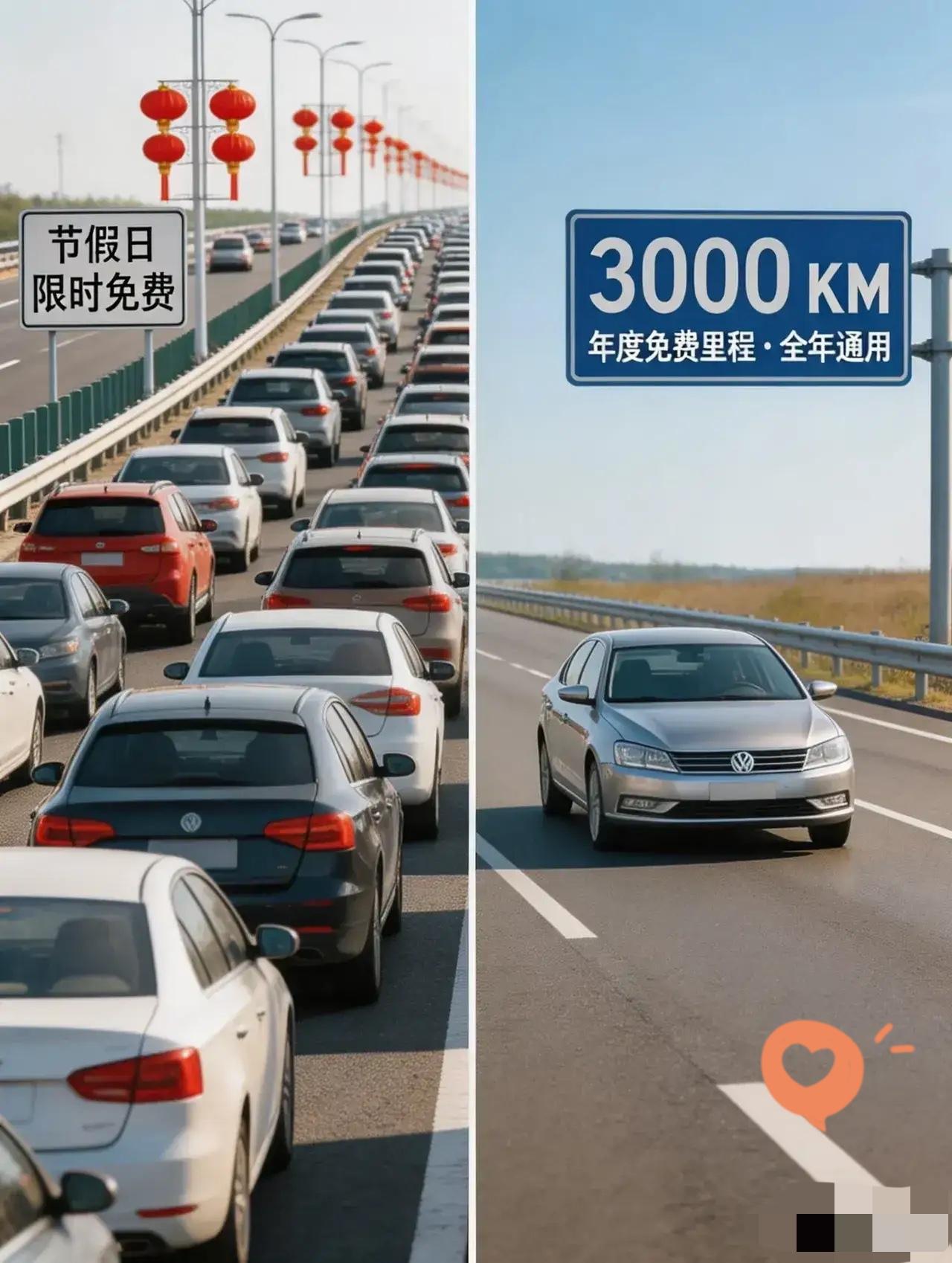 好消息！好消息！全国人大代表庹庆明提出建议：取消节假日高速免费政策，改为给每辆车