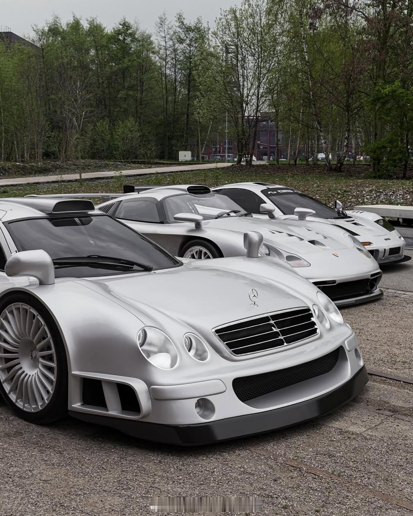 保时捷911 GT1、梅赛德斯-奔驰CLK GTR和迈凯伦F1 GT构成了20世