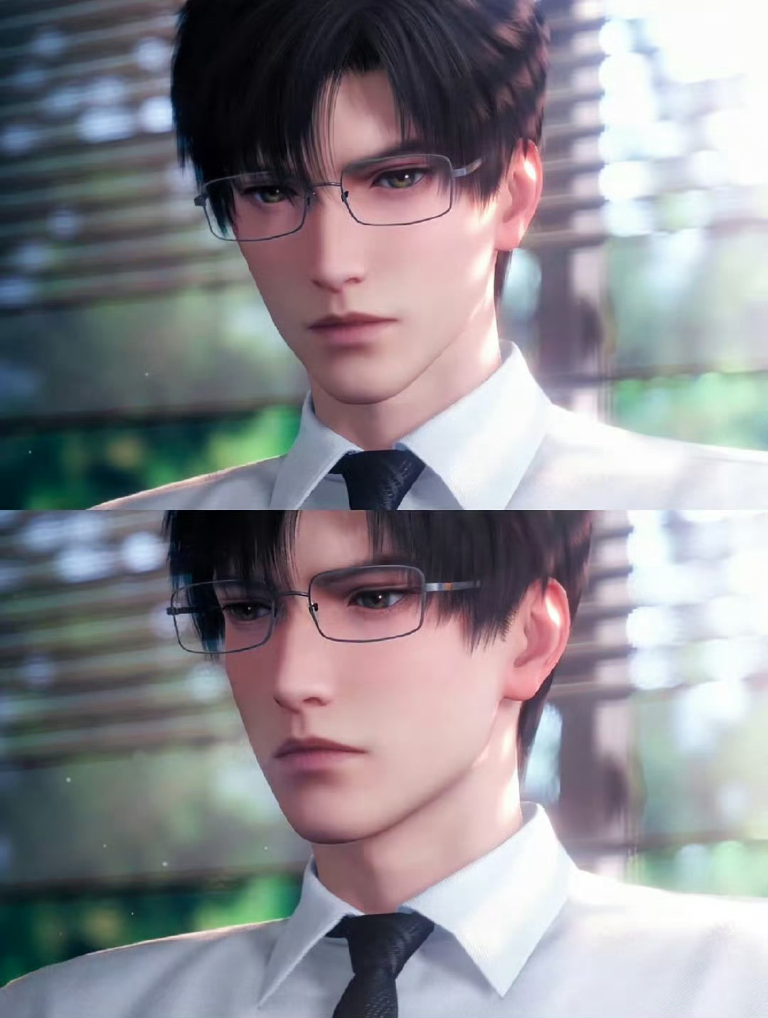 黎深摘眼镜 摘眼镜前：脸红黎猫猫摘眼镜后：霸道Zaddy🥵🥵🥵🥵🥵🥵