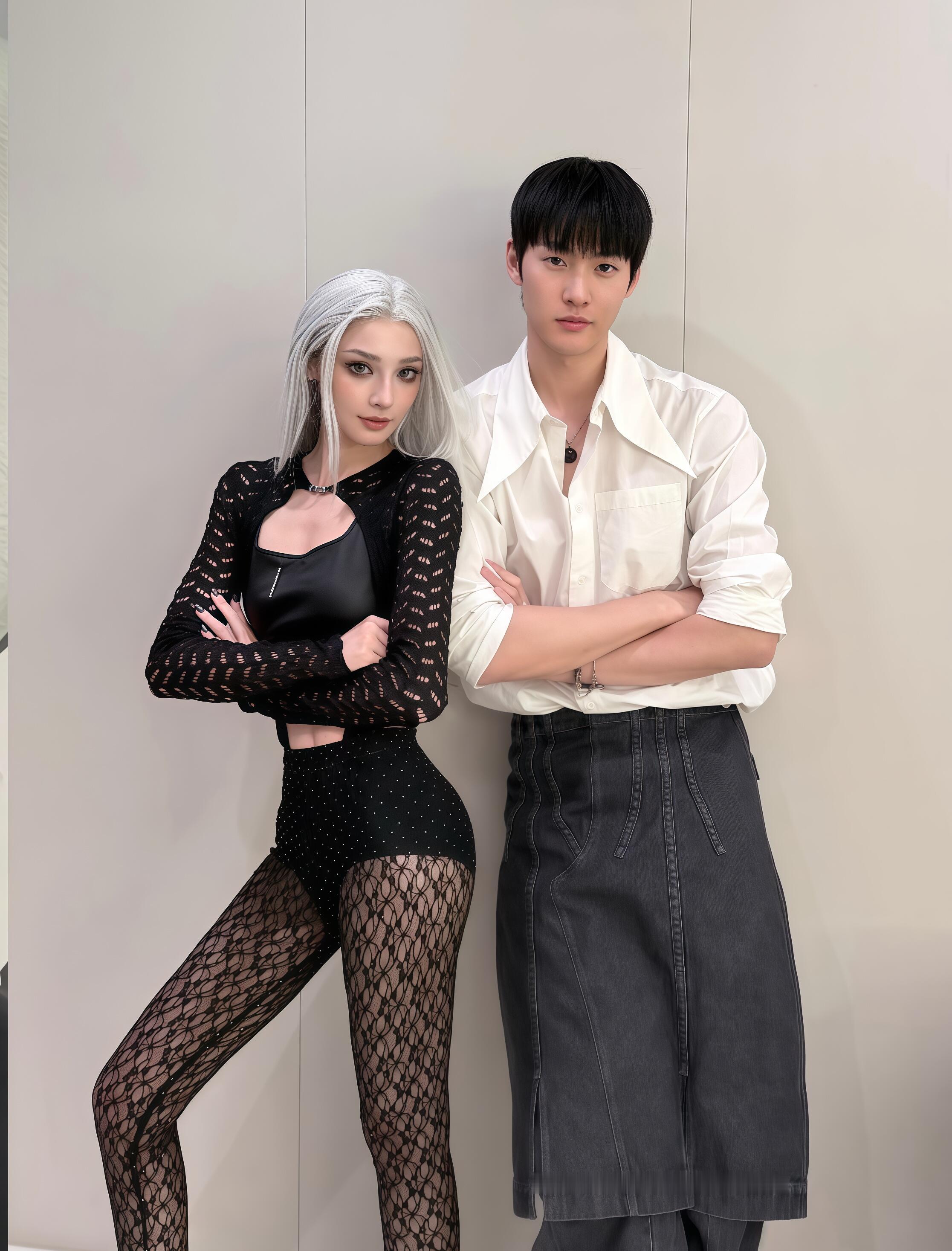 我以为是Ai 没想到是真的彭小苒好赛博朋克像末日游戏女主角彭小苒