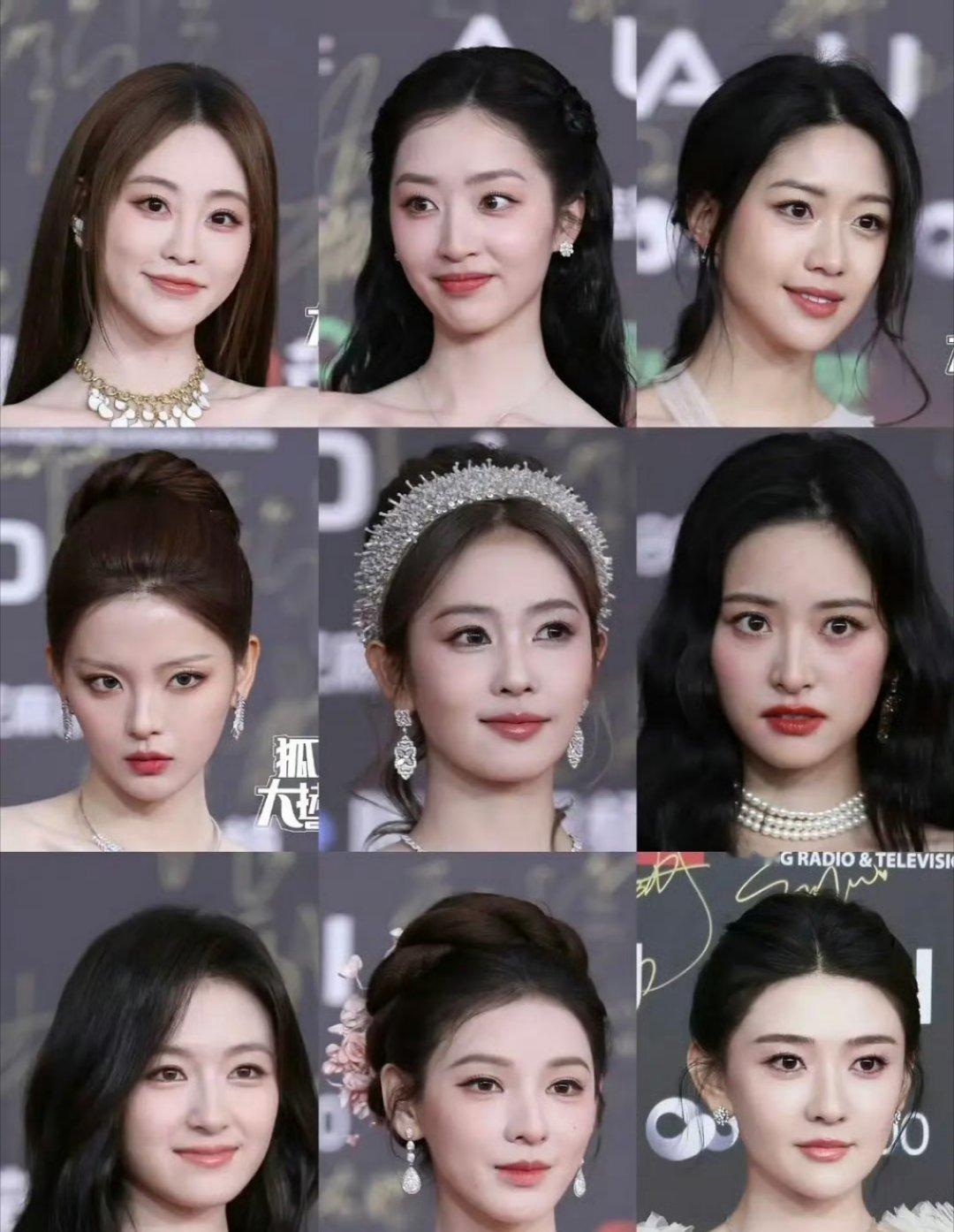 微博视界大会女明星怼脸大头照，请pick🎤 微博视界大会内场 ​​​