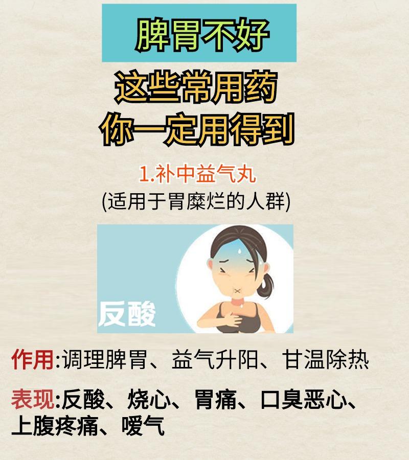 脾胃不好，这几个中成药，健脾养胃。