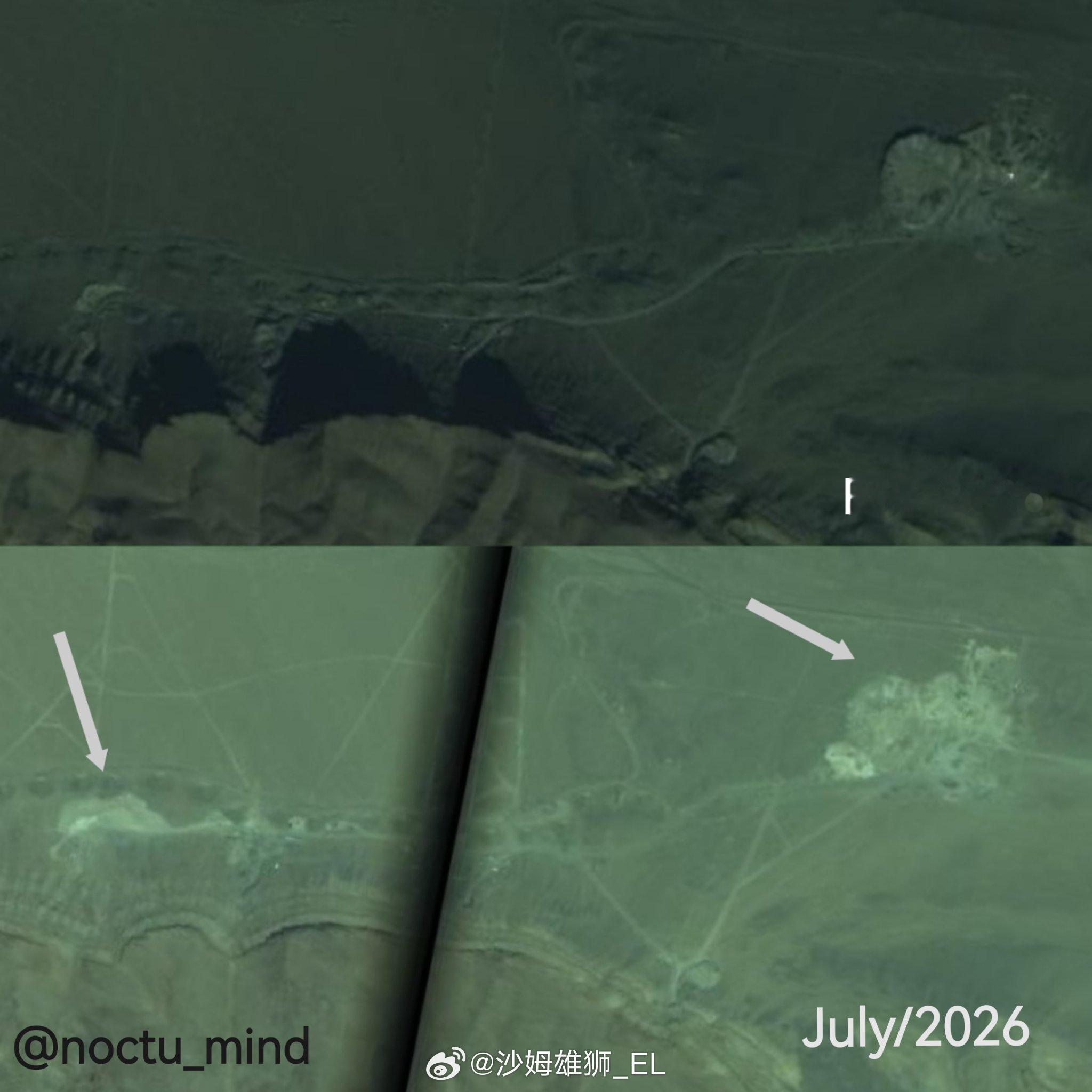 卫星图像显示，2月底美以伊战争爆发以来，伊朗正在加快地下导弹城的施工进程，在部分
