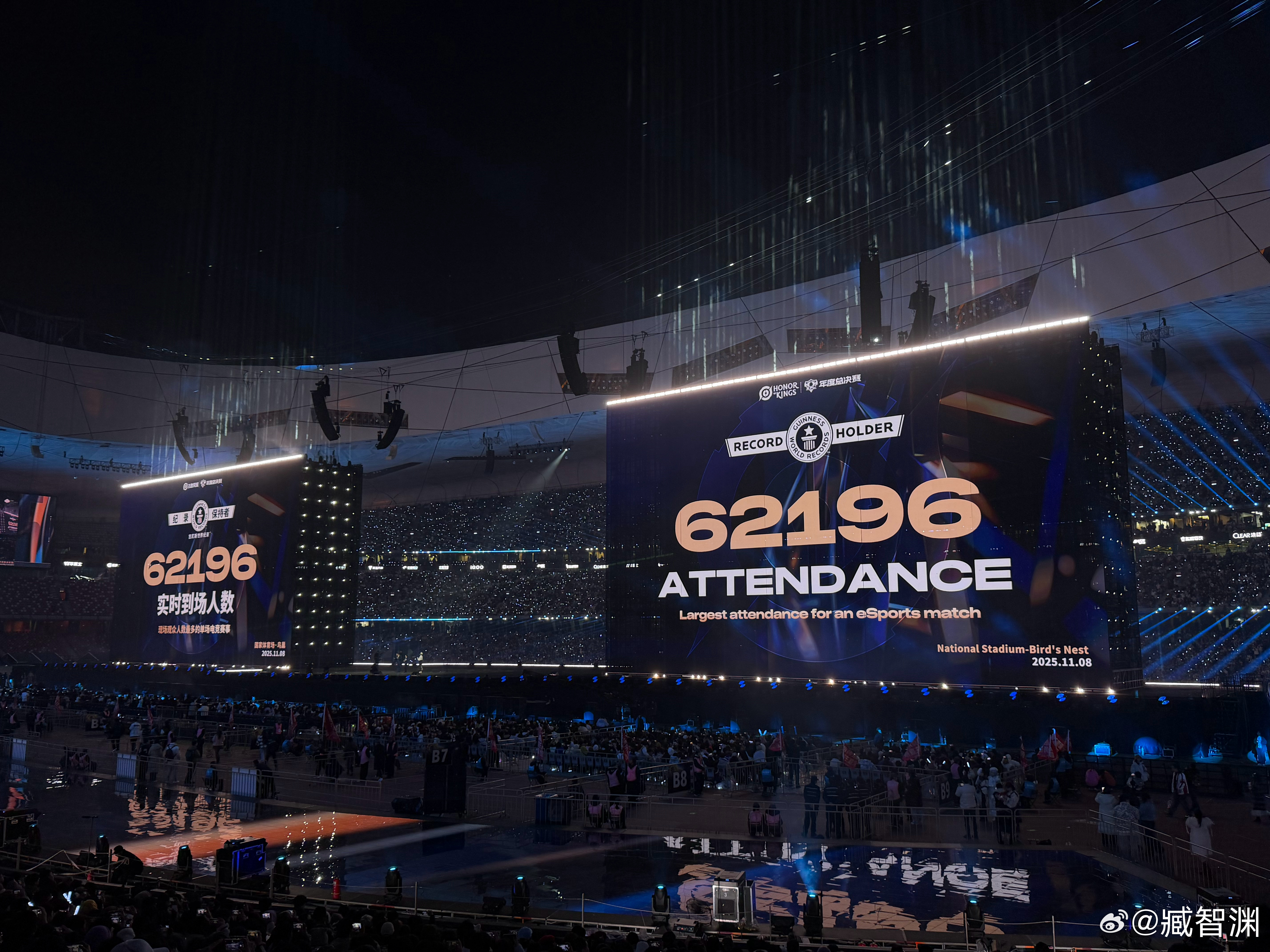 KPL总决赛KPL太火爆了，62196人，已经是中国顶级体育赛事的现场规模了，跟