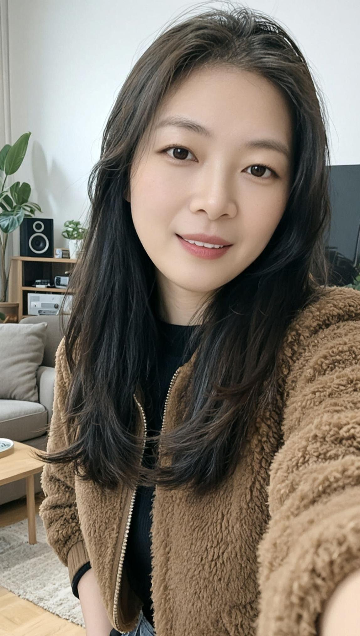 AI居家暖调自拍 穿搭少女写真颜值随拍优雅气质写真