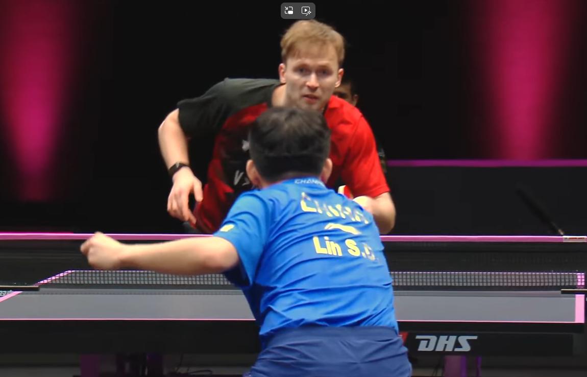 坏了！林诗栋不会要爆冷吧！

原先对杜达都是3:0的，
今天林诗栋怎么处于下风了