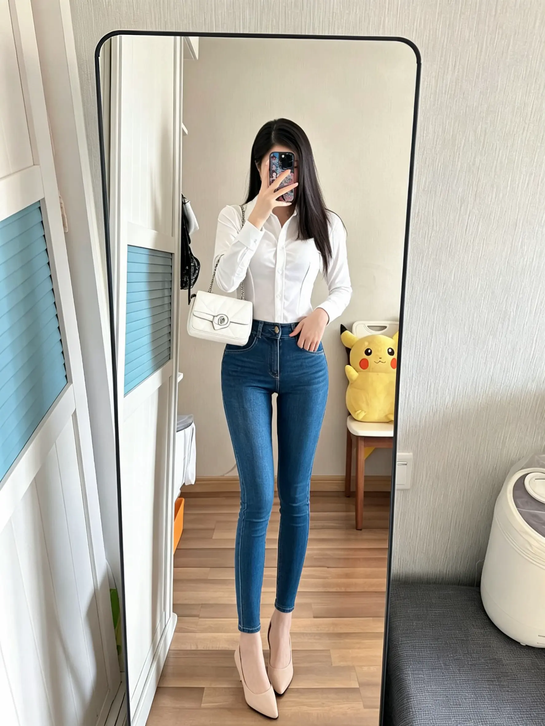 修身紧身牛仔裤 紧身牛仔裤搭配 紧身牛仔裤裤