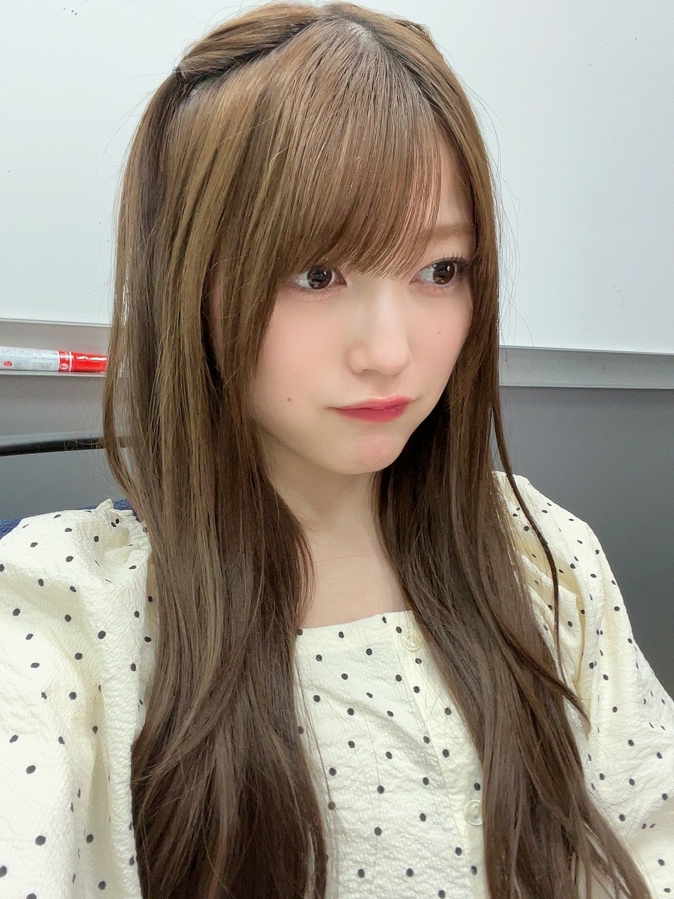 幸阪茉里乃「ミーグリありがとうございました♩ドットの服好きでよく買っちゃいます。