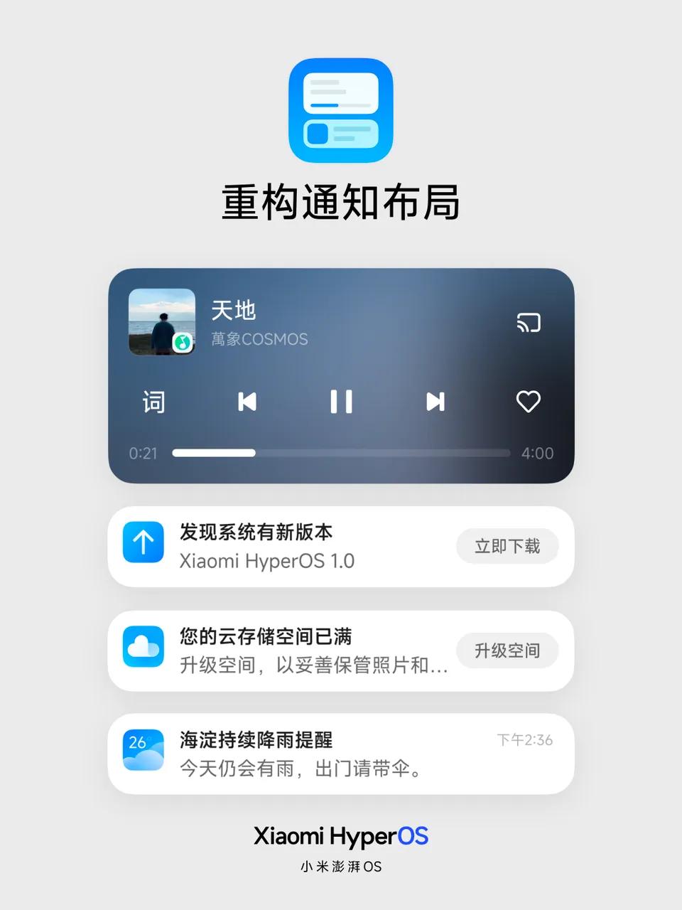 #小米澎湃OS#  处处不同