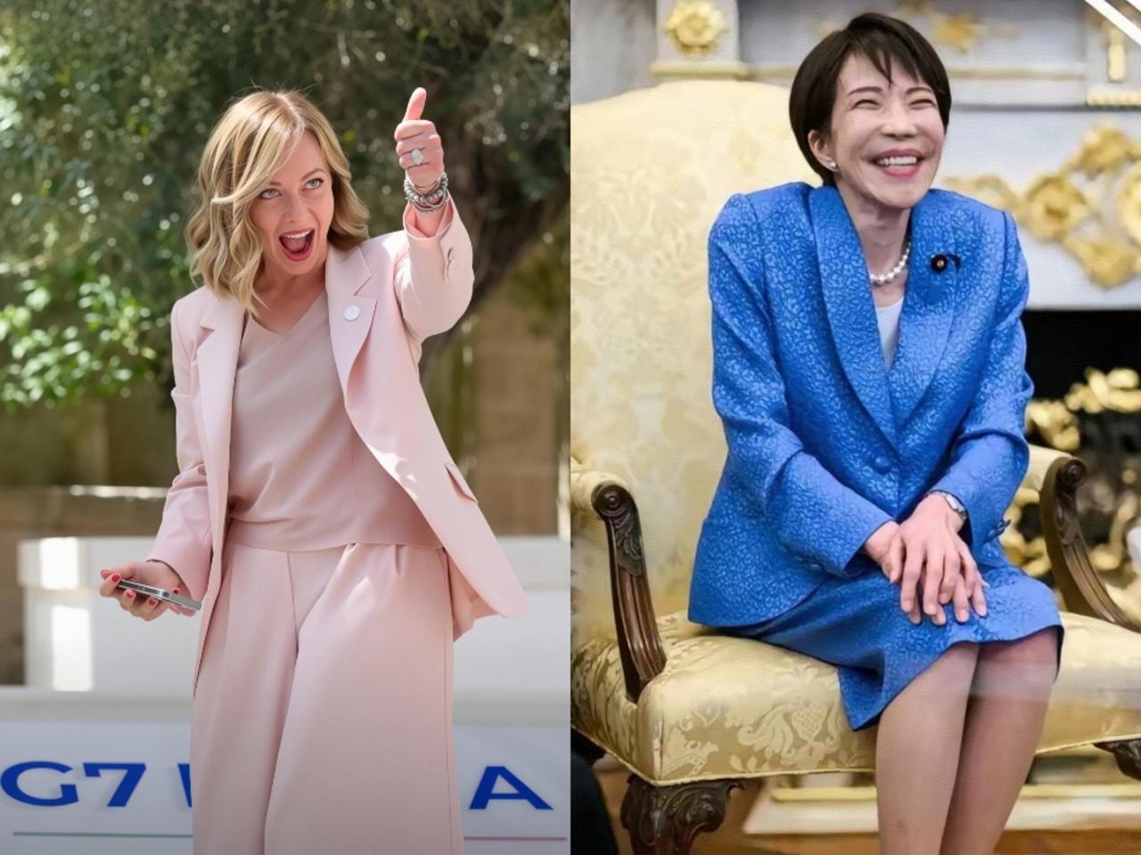 梅洛尼为什么总是一身西装？看看人家高市早苗…

很多人都发现了，意大利总理梅洛尼