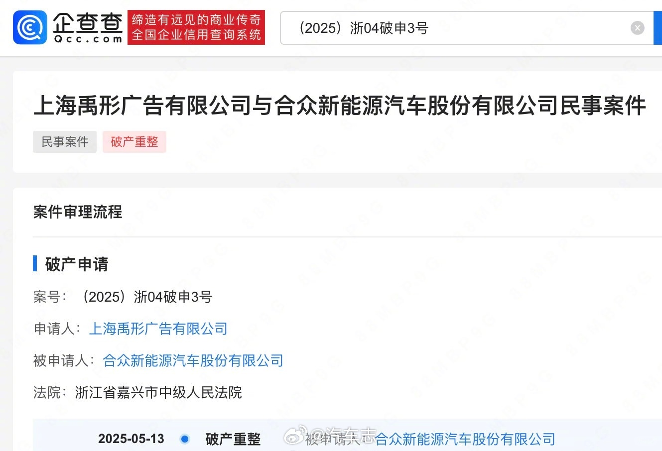 哪吒汽车被申请破产还是来了……[并不简单][并不简单]你们觉得下一家会是谁？ ​